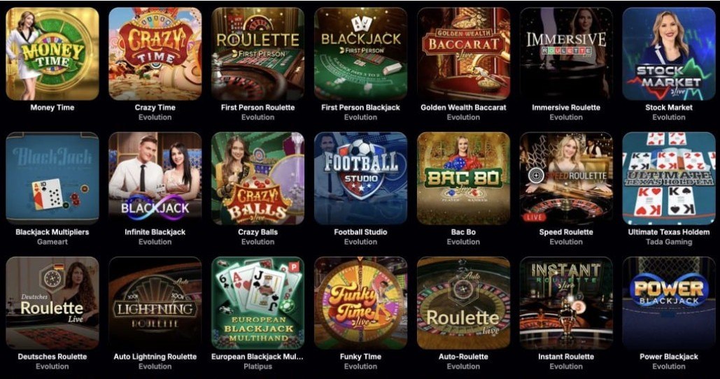 NV Casino Spiele nach Session-Typ waehlen